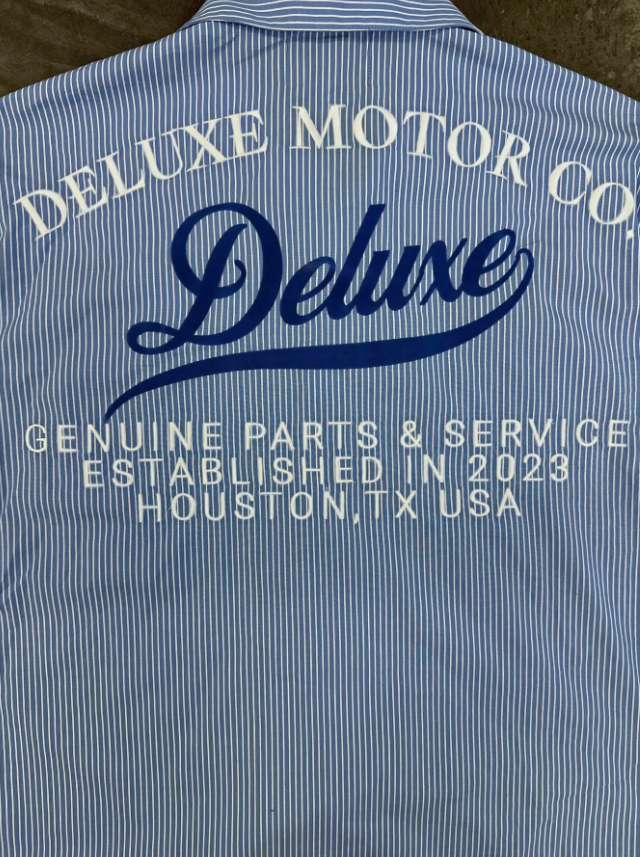 Chemise à manches courtes d'été pour hommes avec imprimé slogan à rayures casual