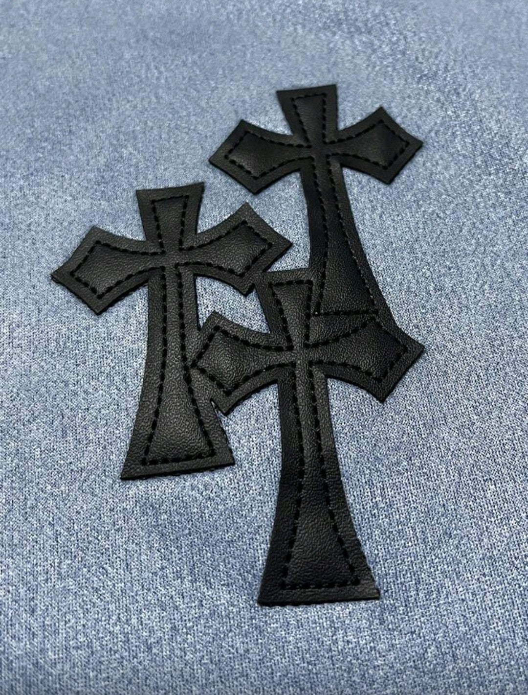 Manfinity EMRG T-shirt vintage ample pour hommes avec épaules tombantes et broderie croisée, style années 2000